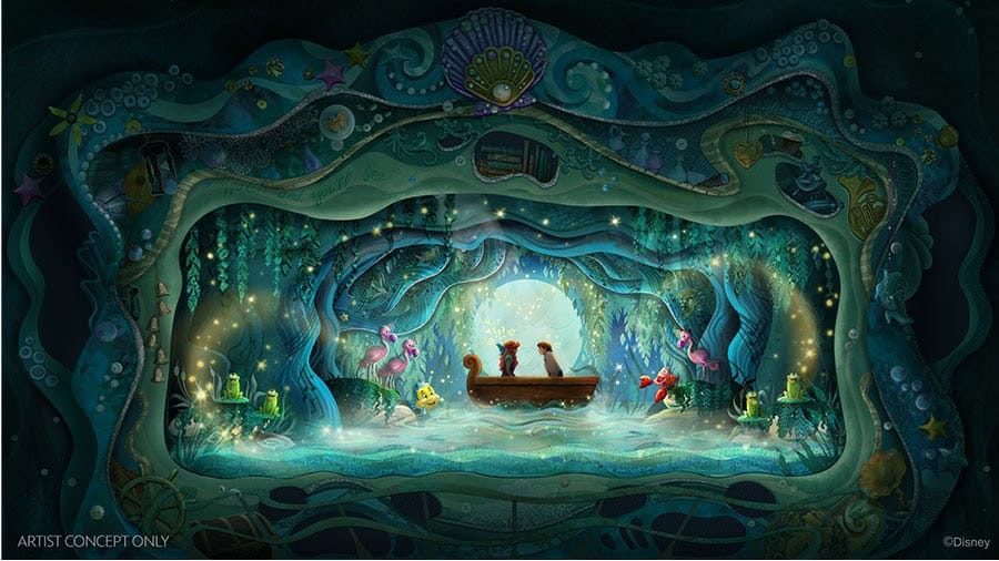 New Concept Art Released for 'The Little Mermaid - A Musical